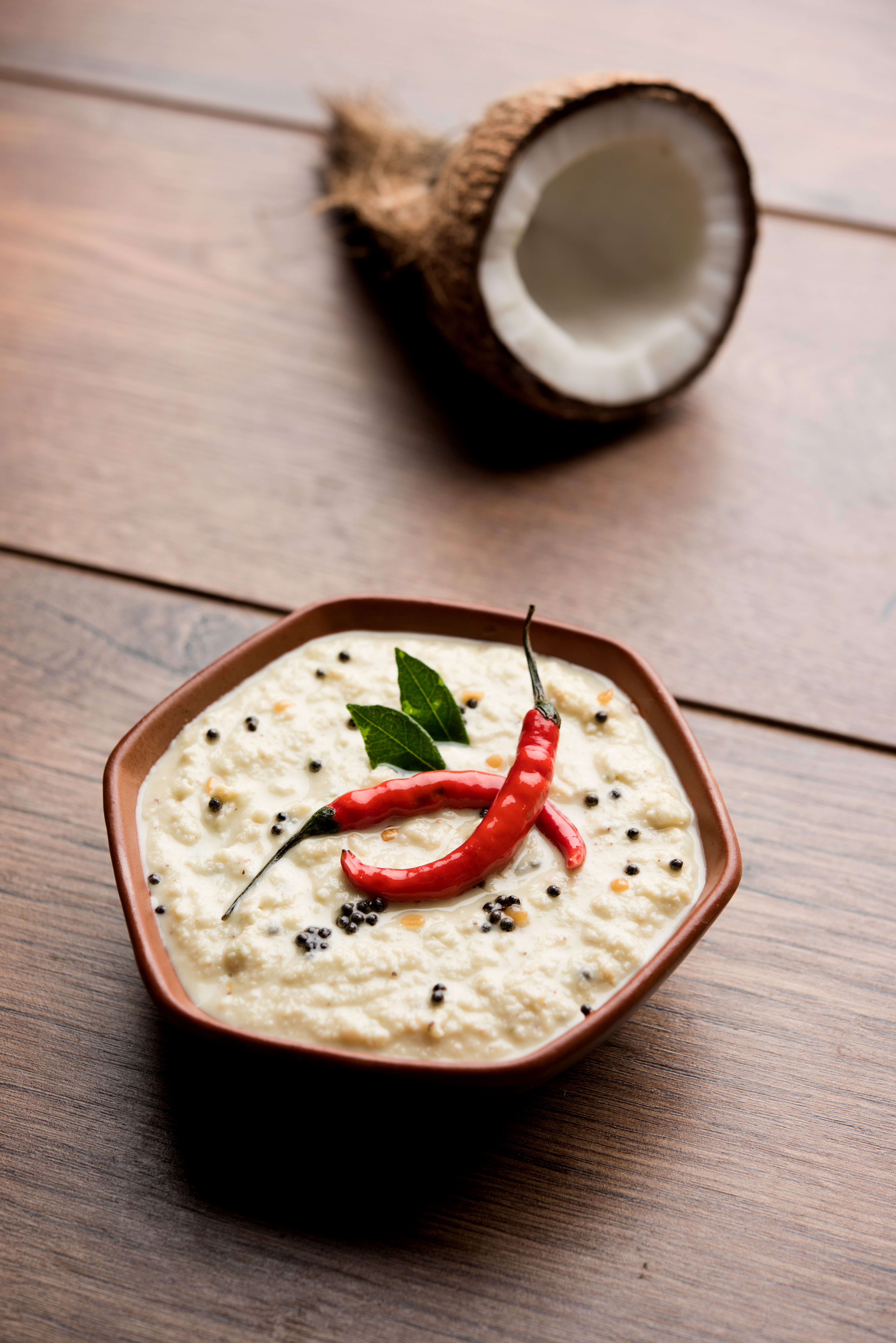 Coconut chutney made with Sri Vinayaka Industry coconut